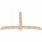 Ekena Millwork Bellingham Smooth Timber Gable Bracket, Douglas Fir, 84"W x 53"H x 3 1/2"D x 5 1/2"F, 15/12 Pitch GBW084X53X0406BEL00SDF - alternate 3